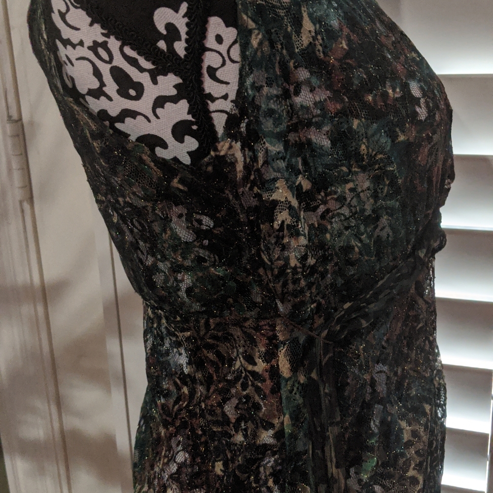 Karen Kane sheer blouse must see! - Picture 3 of 12